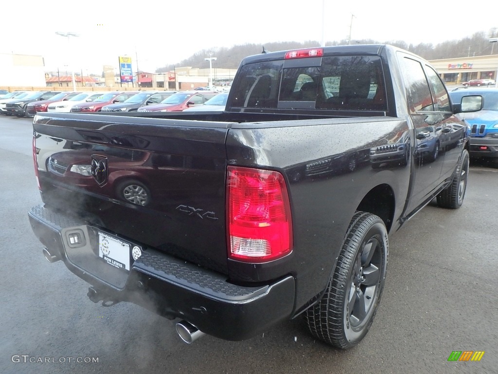 2018 1500 Big Horn Crew Cab 4x4 - Brilliant Black Crystal Pearl / Black/Diesel Gray photo #5