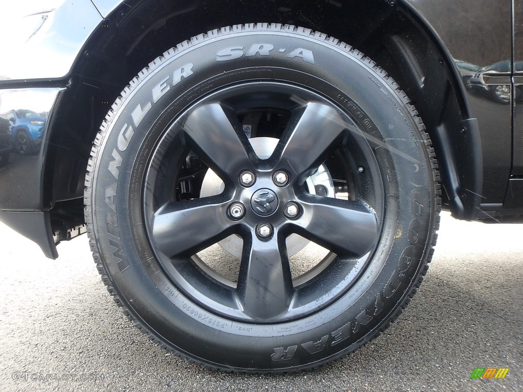 2018 1500 Big Horn Crew Cab 4x4 - Brilliant Black Crystal Pearl / Black/Diesel Gray photo #9
