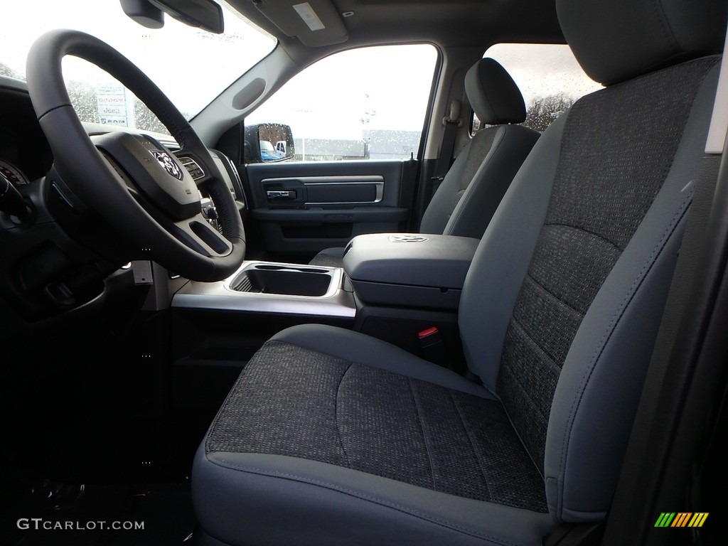 2018 1500 Big Horn Crew Cab 4x4 - Brilliant Black Crystal Pearl / Black/Diesel Gray photo #10