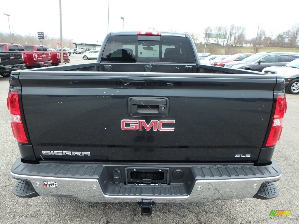 2018 Sierra 1500 SLE Double Cab 4WD - Dark Slate Metallic / Jet Black photo #6