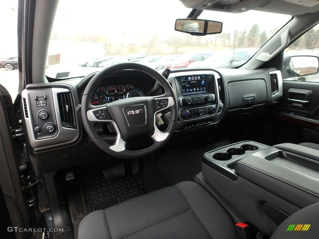 2018 Sierra 1500 SLE Double Cab 4WD - Dark Slate Metallic / Jet Black photo #12