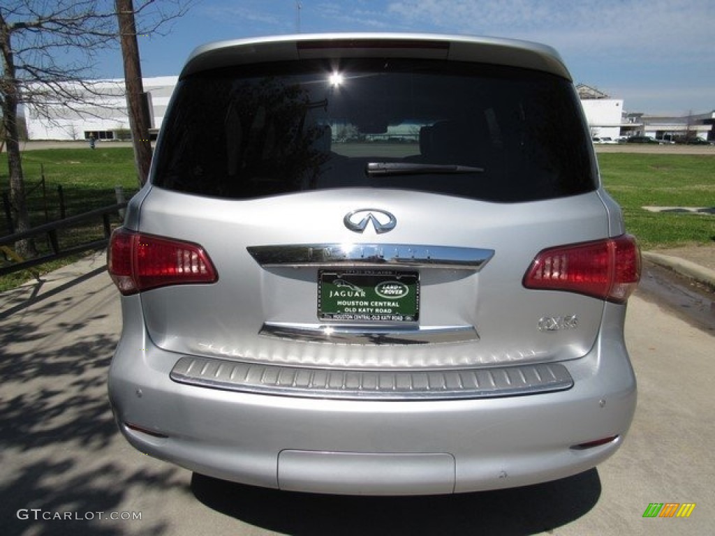 2012 QX 56 4WD - Liquid Platinum / Graphite photo #8