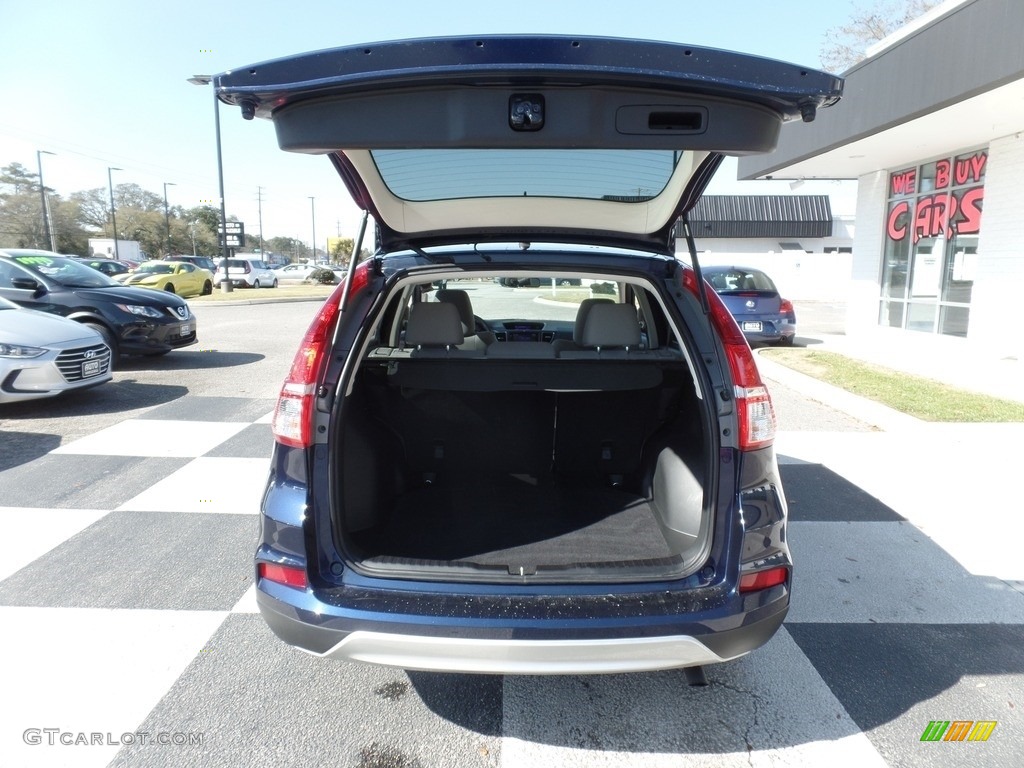 2016 CR-V EX - Obsidian Blue Pearl / Gray photo #5