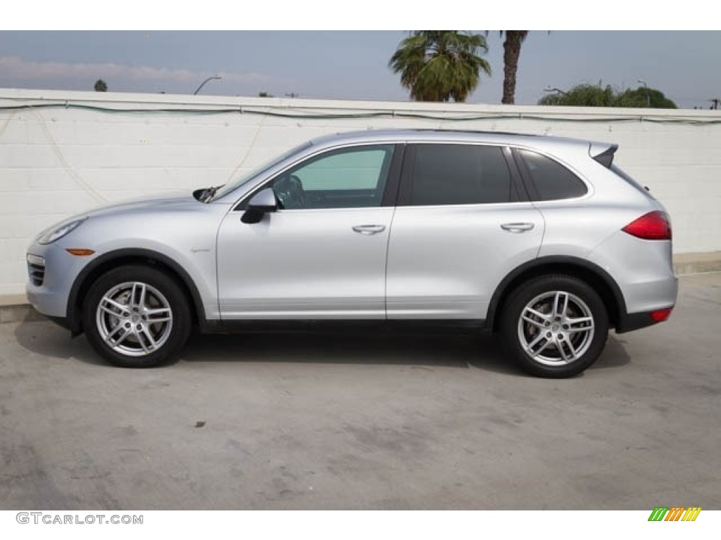 2011 Cayenne S Hybrid - Classic Silver Metallic / Black photo #8