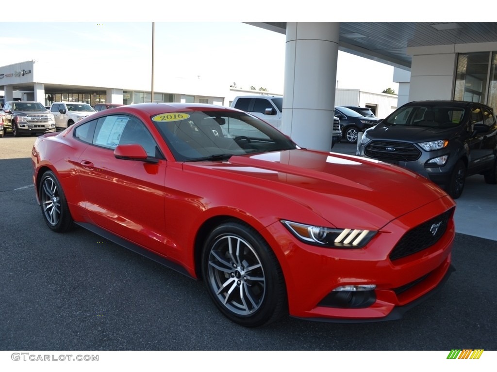 2016 Mustang EcoBoost Coupe - Race Red / Ebony photo #1