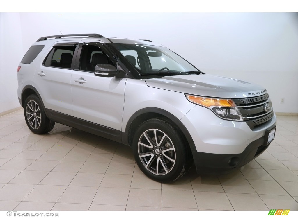 2015 Explorer XLT 4WD - Ingot Silver / Charcoal Black photo #1