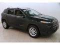 2015 Brilliant Black Crystal Pearl Jeep Cherokee Latitude 4x4  photo #1