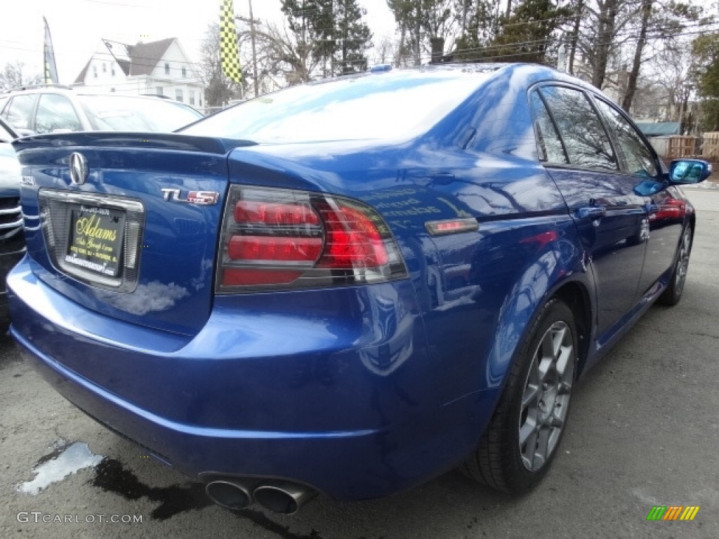 2007 TL 3.5 Type-S - Kinetic Blue Pearl / Ebony/Silver photo #7