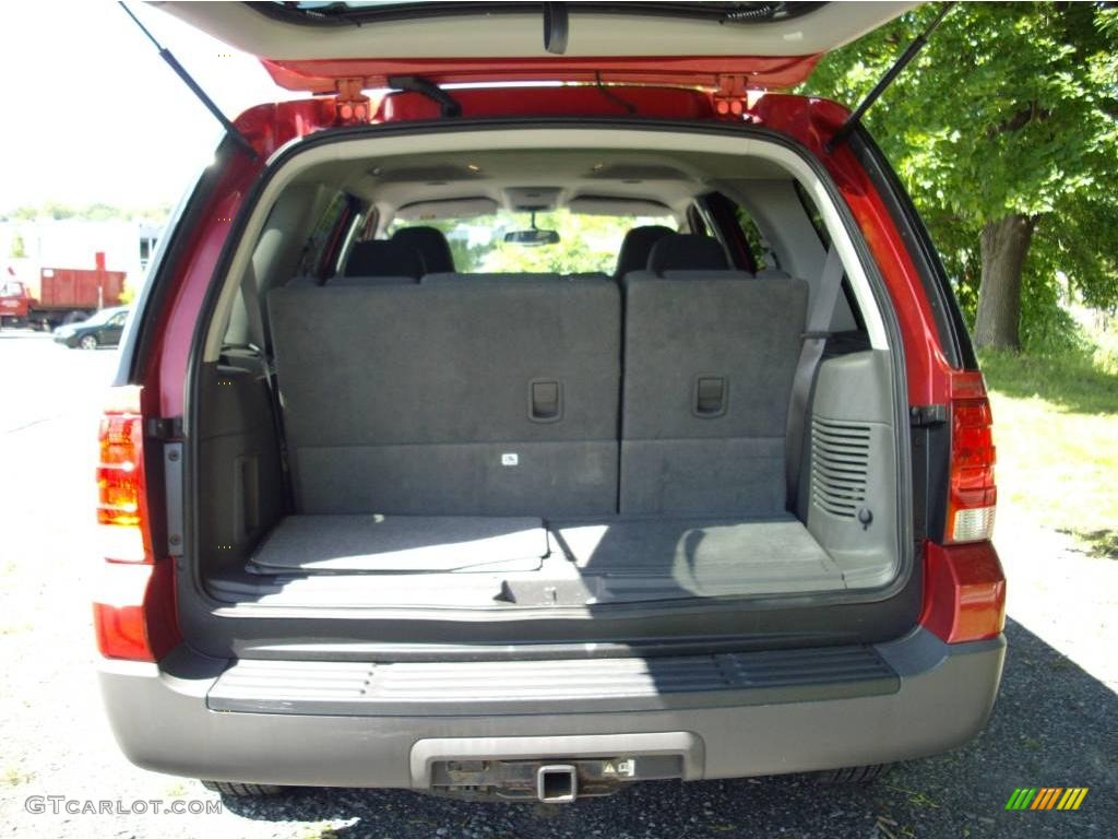 2003 Expedition XLT 4x4 - Laser Red Tinted Metallic / Flint Grey photo #16