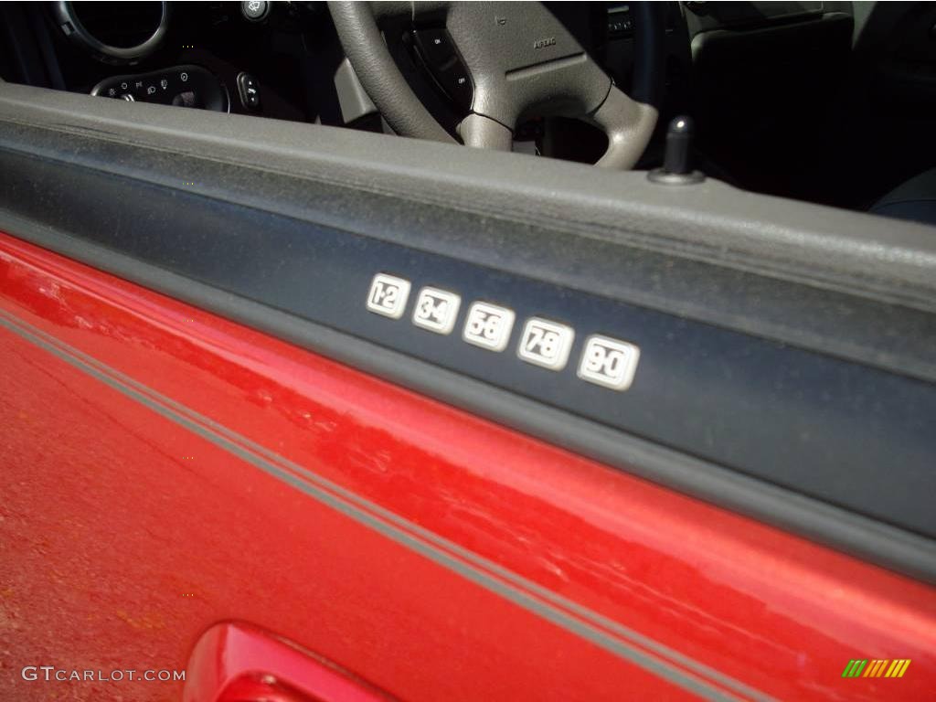 2003 Expedition XLT 4x4 - Laser Red Tinted Metallic / Flint Grey photo #17