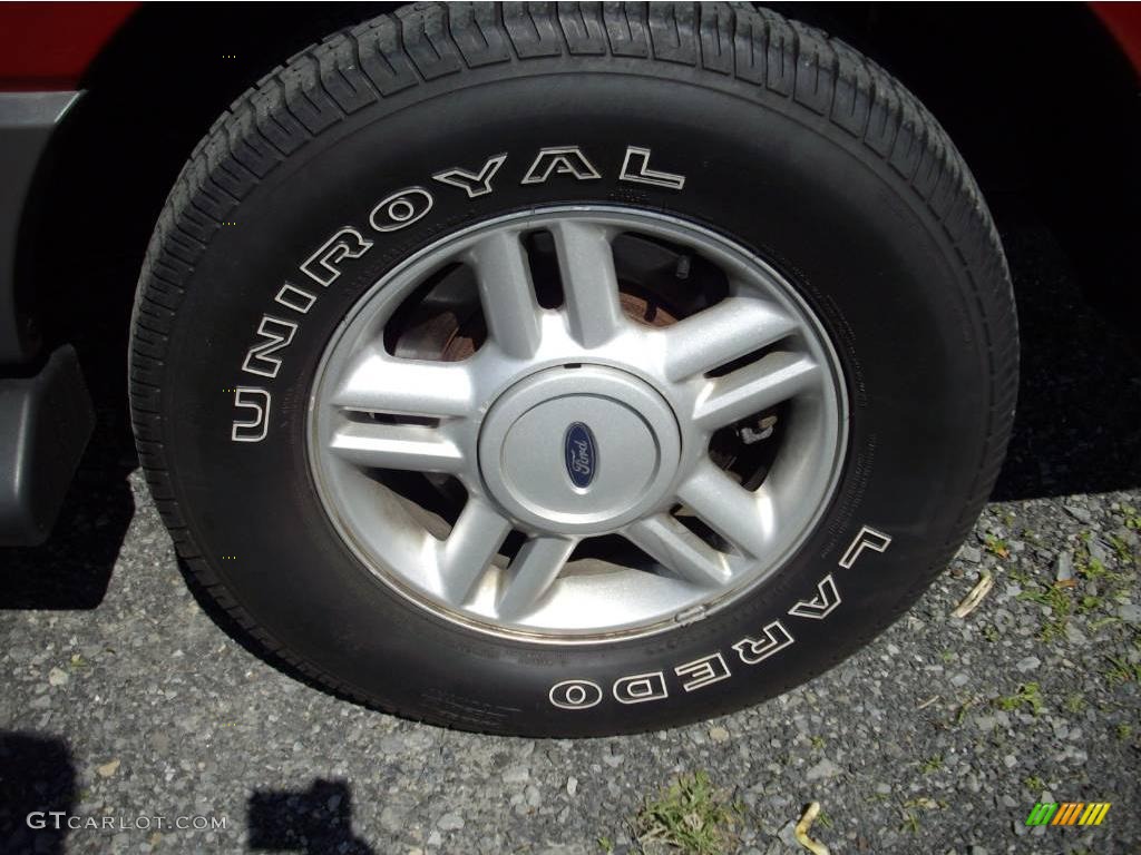 2003 Expedition XLT 4x4 - Laser Red Tinted Metallic / Flint Grey photo #20