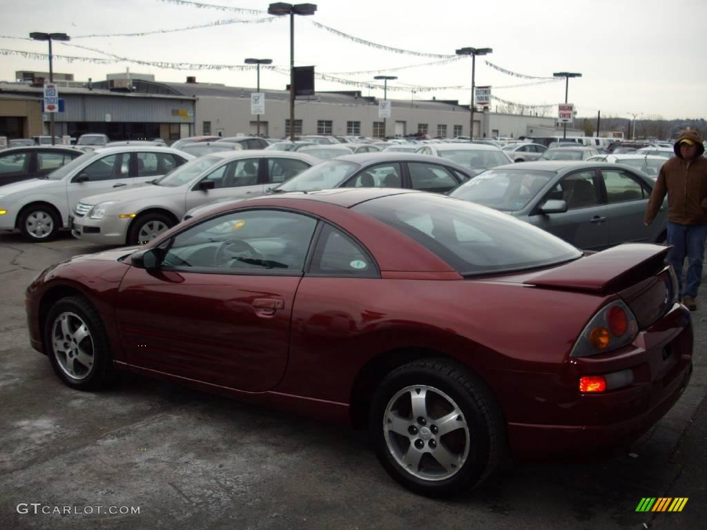 2003 Eclipse GS Coupe - Ultra Red Pearl / Midnight photo #3