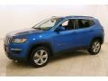 2017 Laser Blue Pearl Jeep Compass Latitude 4x4  photo #3