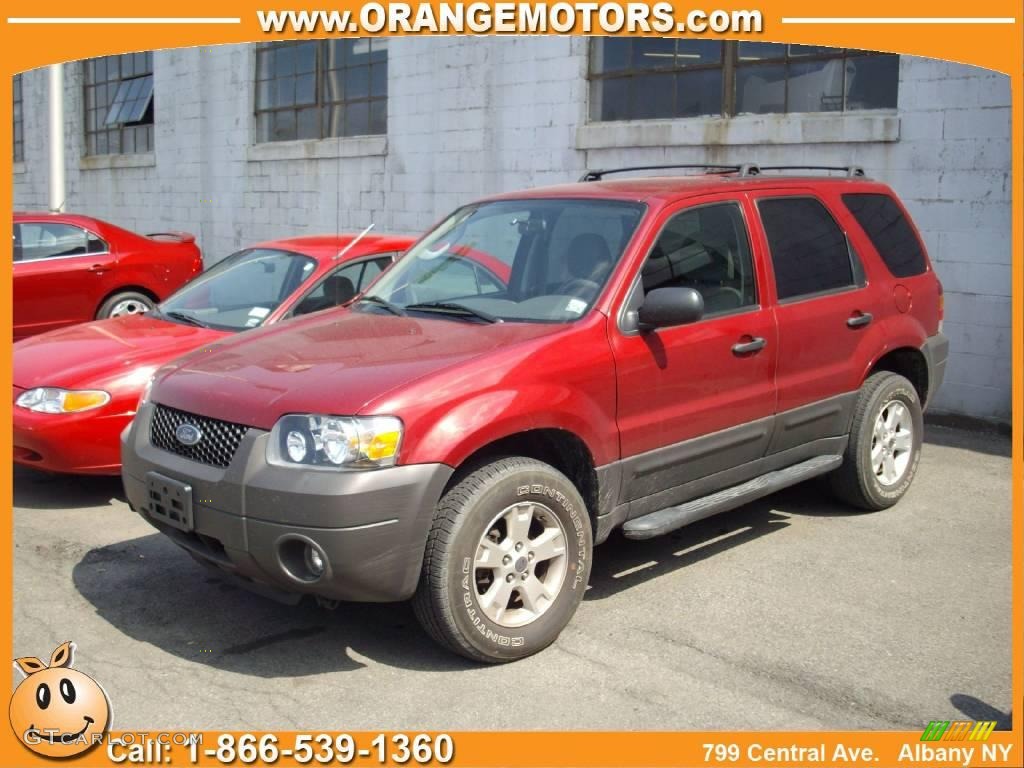 2006 Escape XLT 4WD - Redfire Metallic / Medium/Dark Flint photo #1