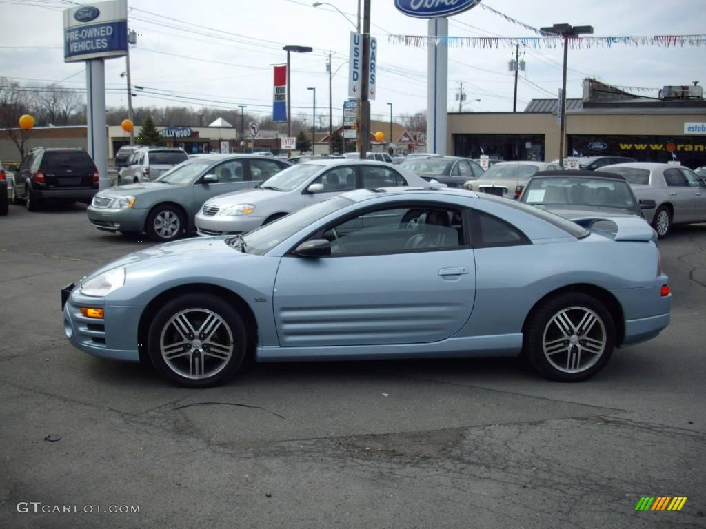 2003 Eclipse GTS Coupe - Steel Blue Pearl / Midnight photo #2
