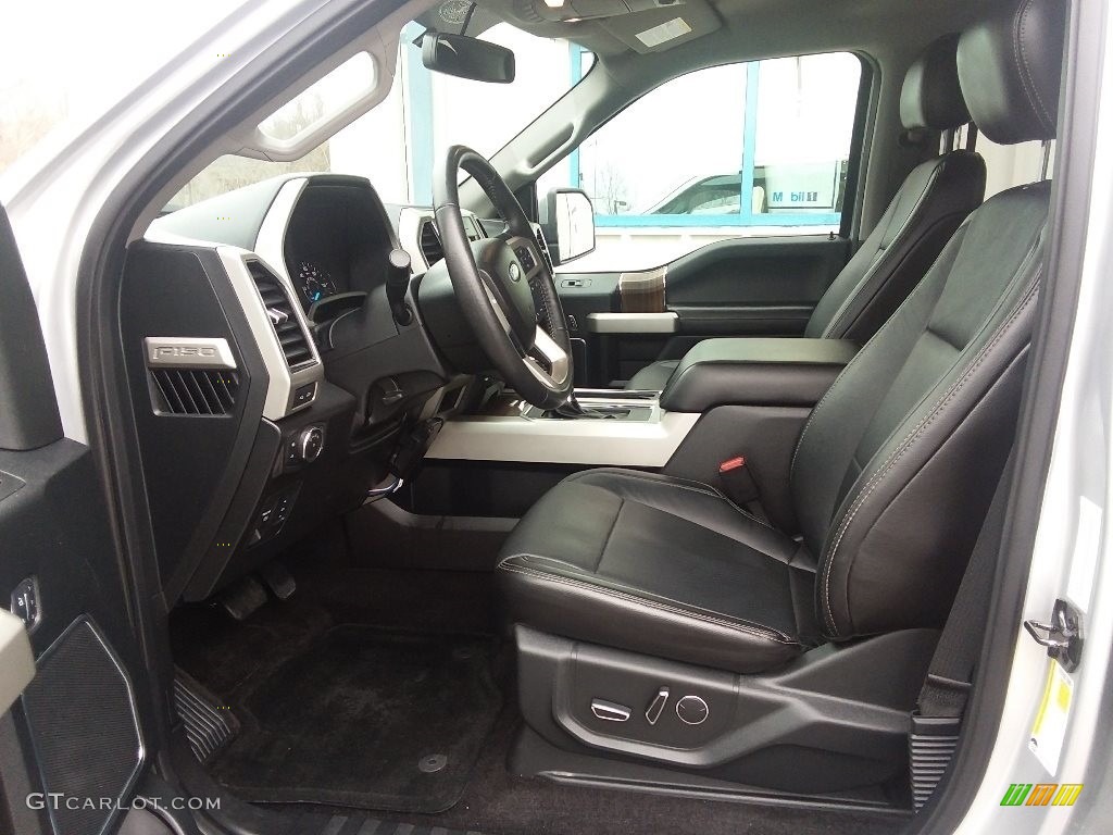 2017 F150 Lariat SuperCrew 4X4 - Ingot Silver / Black photo #6