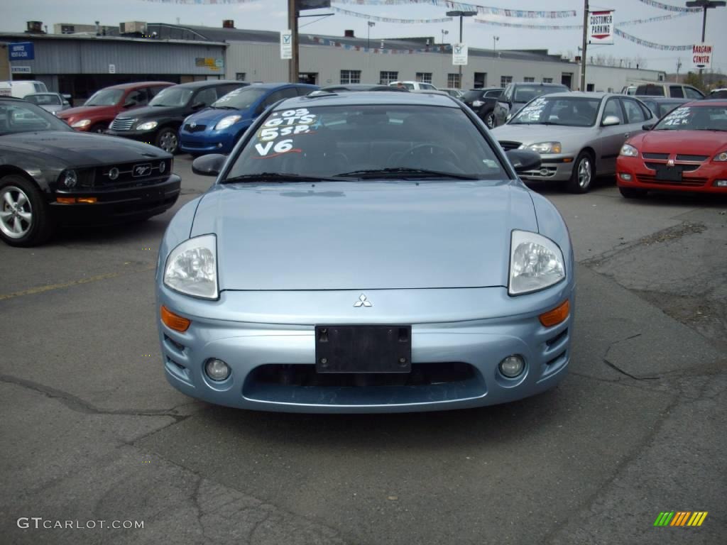 2003 Eclipse GTS Coupe - Steel Blue Pearl / Midnight photo #3