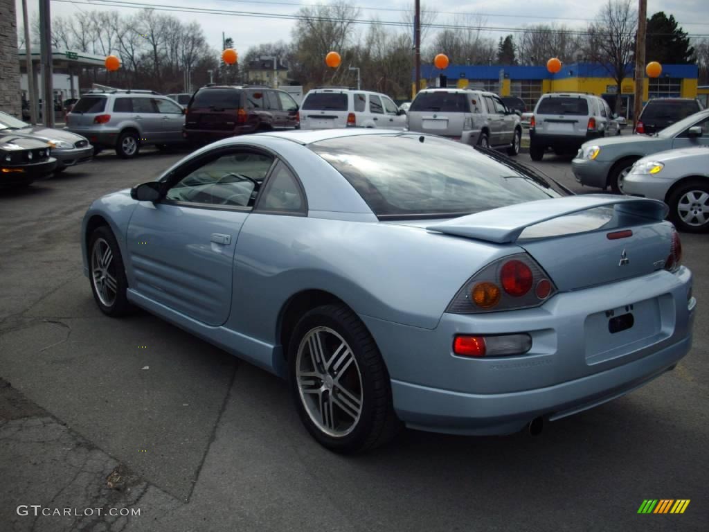 2003 Eclipse GTS Coupe - Steel Blue Pearl / Midnight photo #4