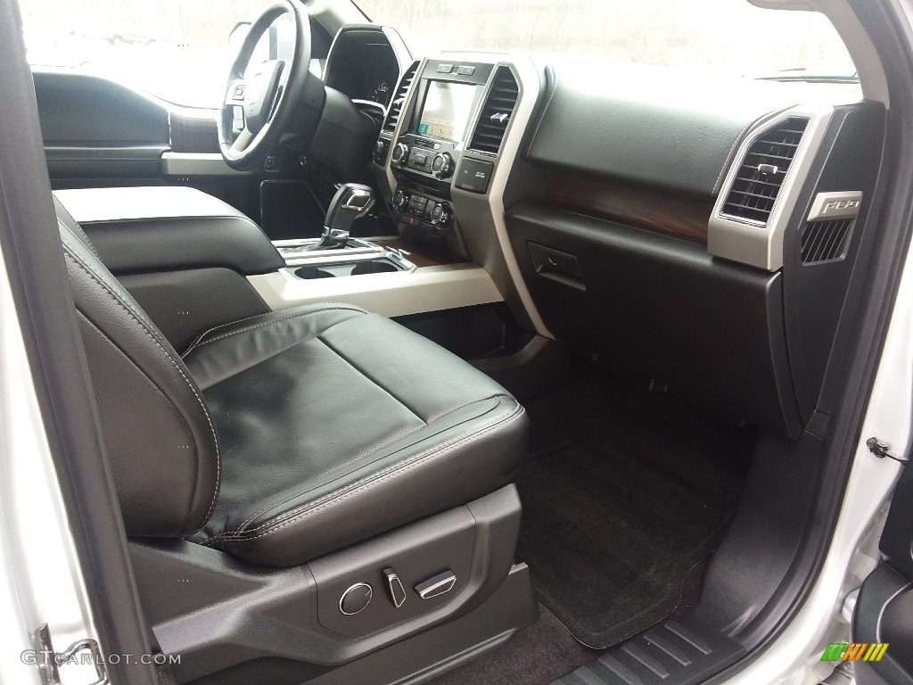 2017 F150 Lariat SuperCrew 4X4 - Ingot Silver / Black photo #18