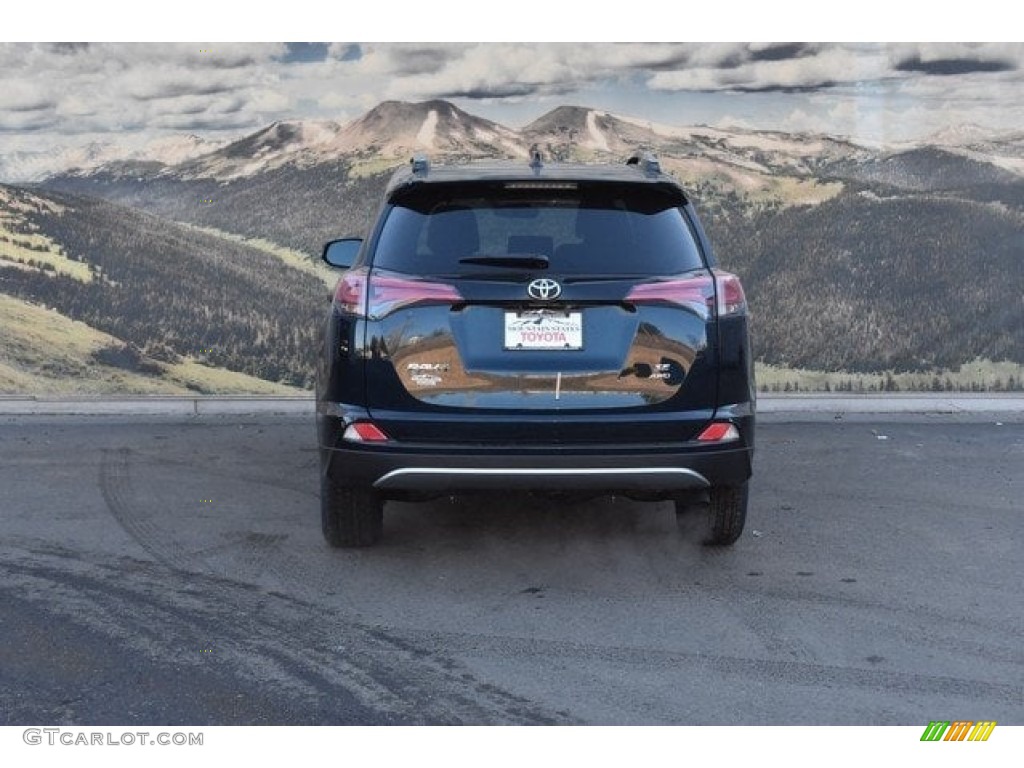 2018 RAV4 SE AWD - Galactic Aqua Mica / Black photo #4