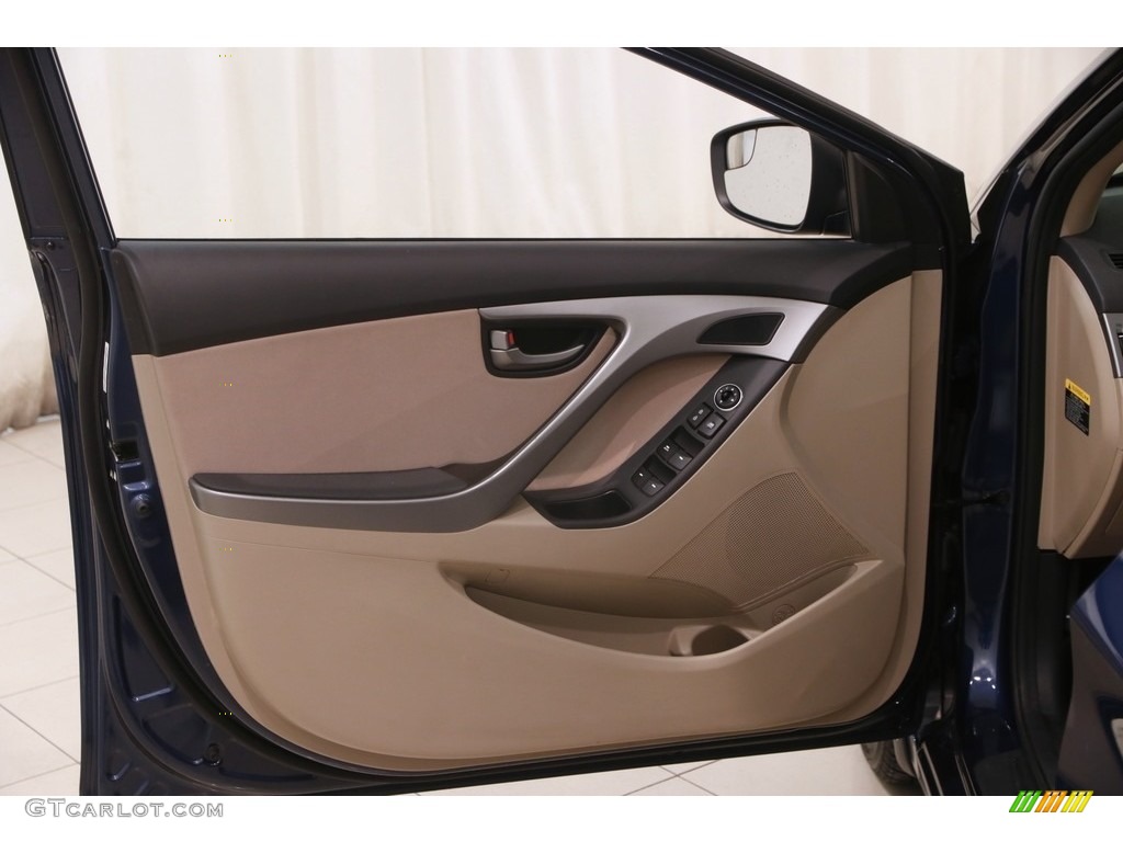 2015 Elantra SE Sedan - Windy Sea Blue / Beige photo #4