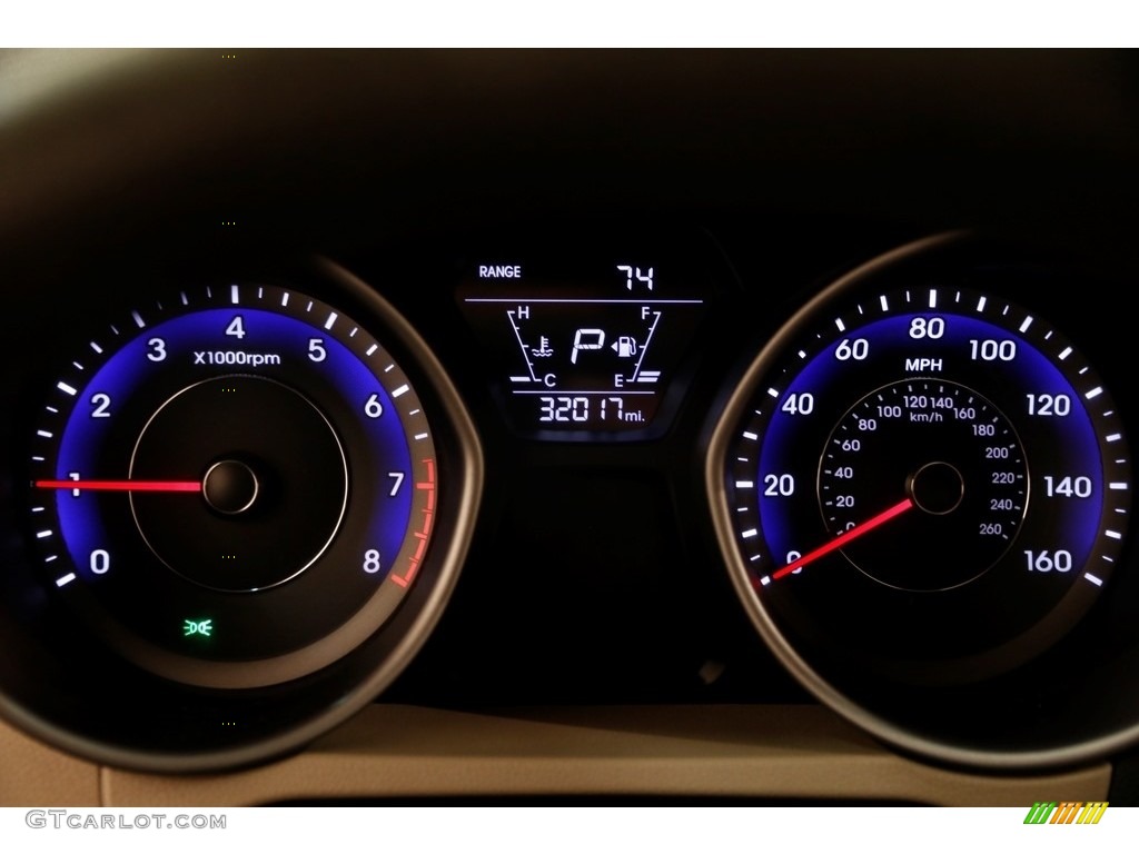2015 Elantra SE Sedan - Windy Sea Blue / Beige photo #7
