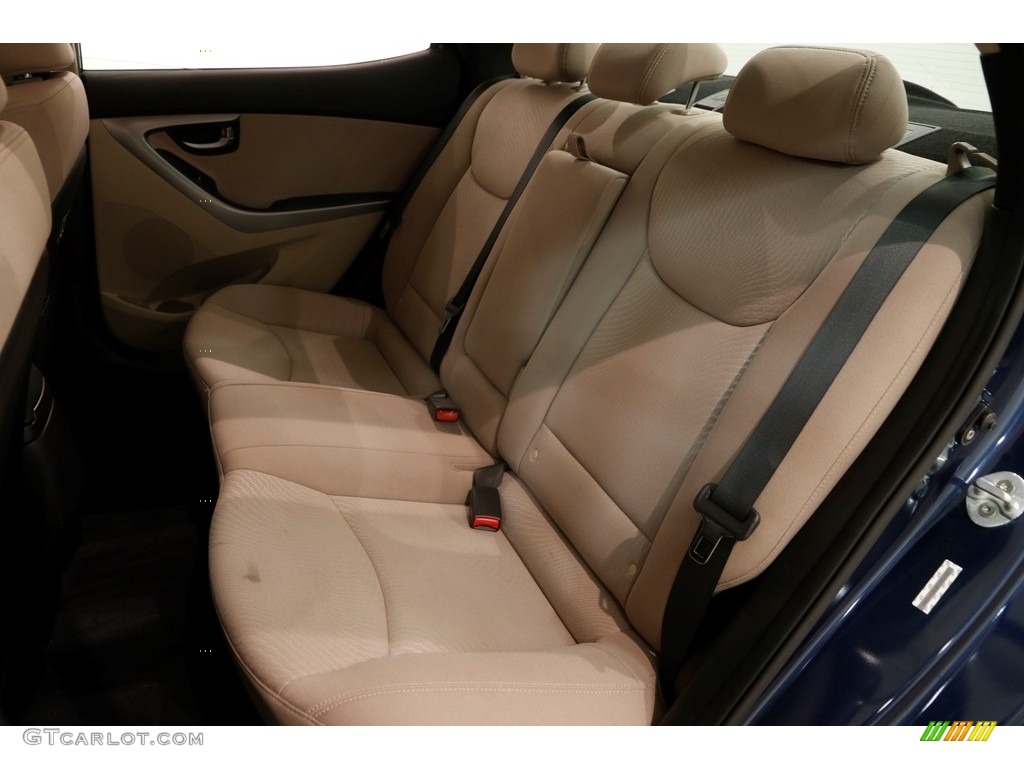 2015 Elantra SE Sedan - Windy Sea Blue / Beige photo #15