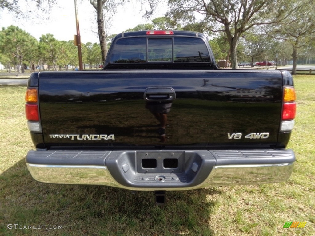 2000 Tundra SR5 Extended Cab 4x4 - Black / Gray photo #8