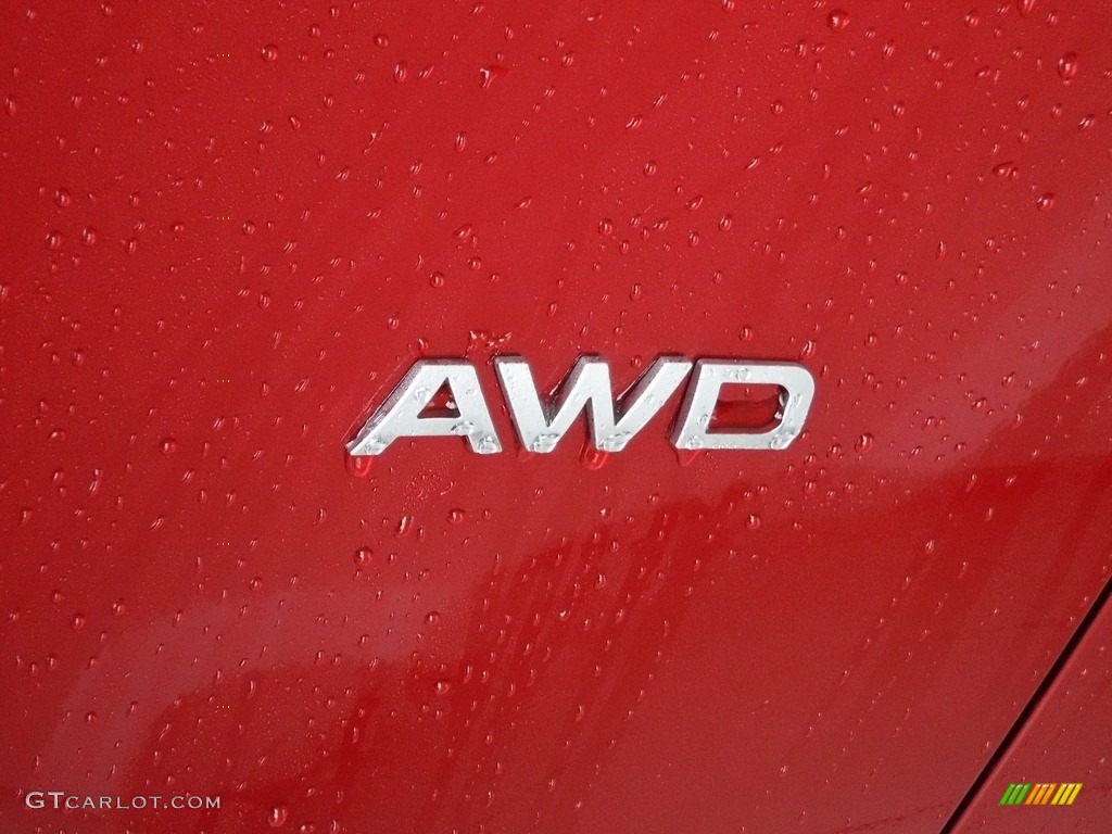 2017 Sportage LX AWD - Hyper Red / Black photo #3