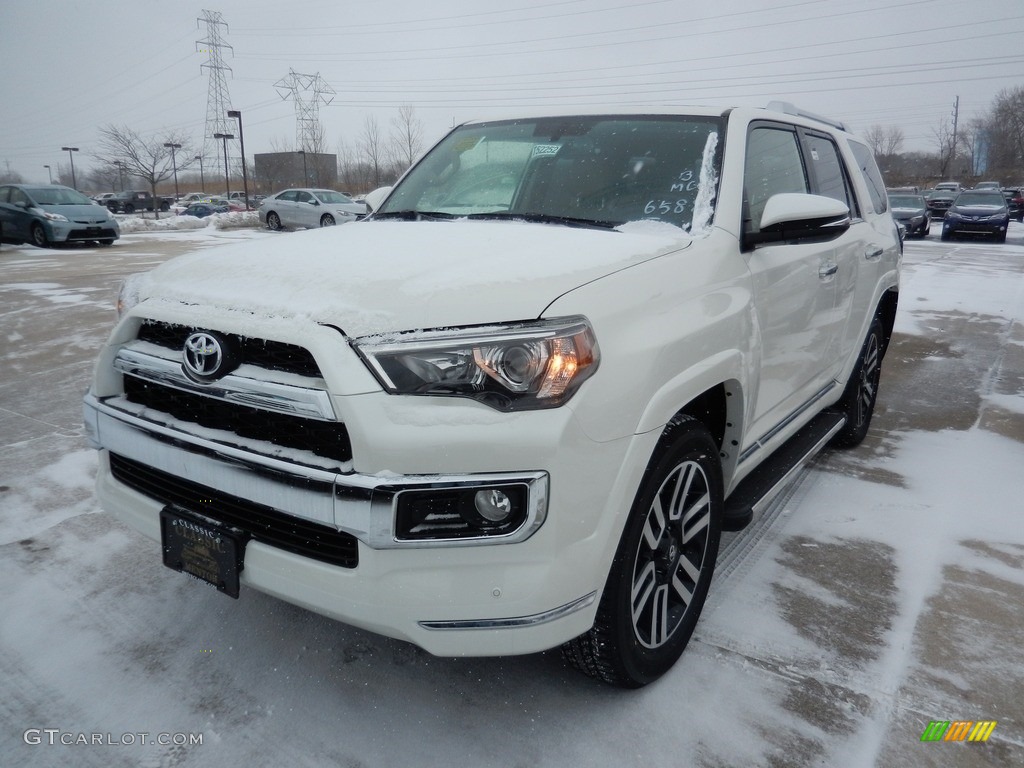 2018 4Runner Limited 4x4 - Blizzard White Pearl / Sand Beige photo #1