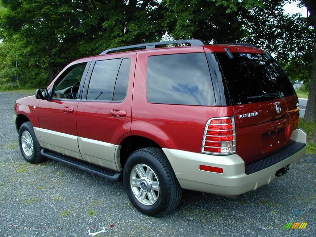 2004 Vivid Red Metallic Mercury Mountaineer Convenience AWD 12592055