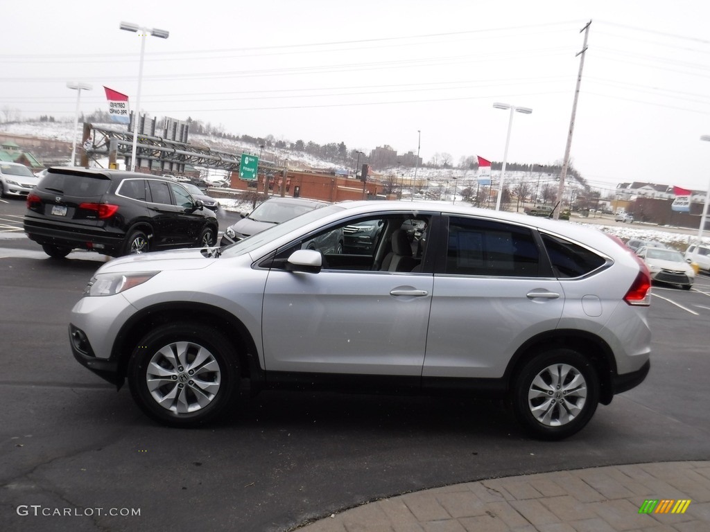 2014 CR-V EX AWD - Alabaster Silver Metallic / Gray photo #7