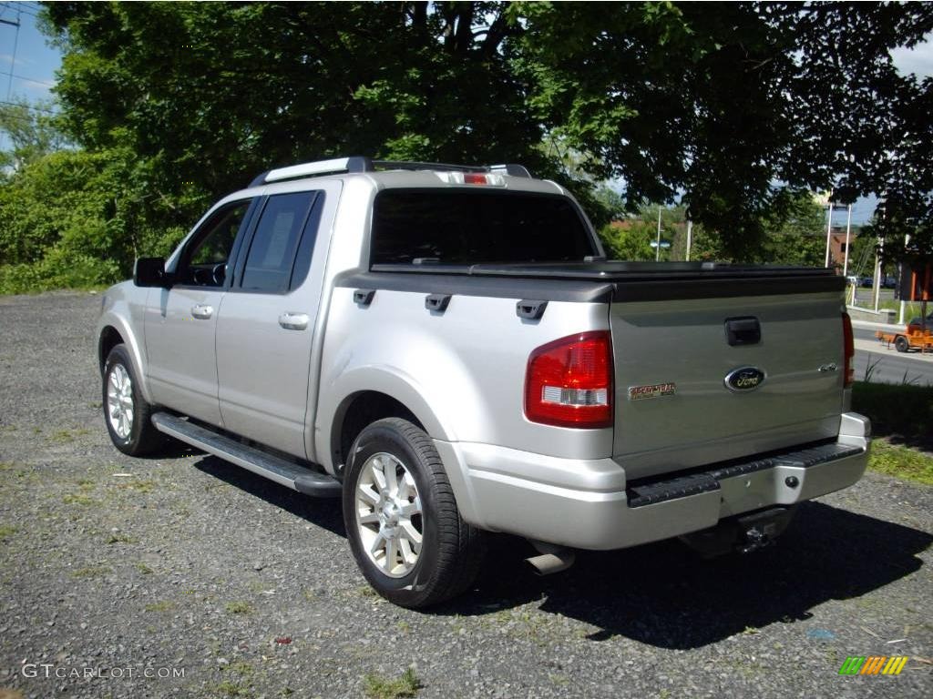 2007 Explorer Sport Trac Limited 4x4 - Silver Birch Metallic / Dark Charcoal photo #4