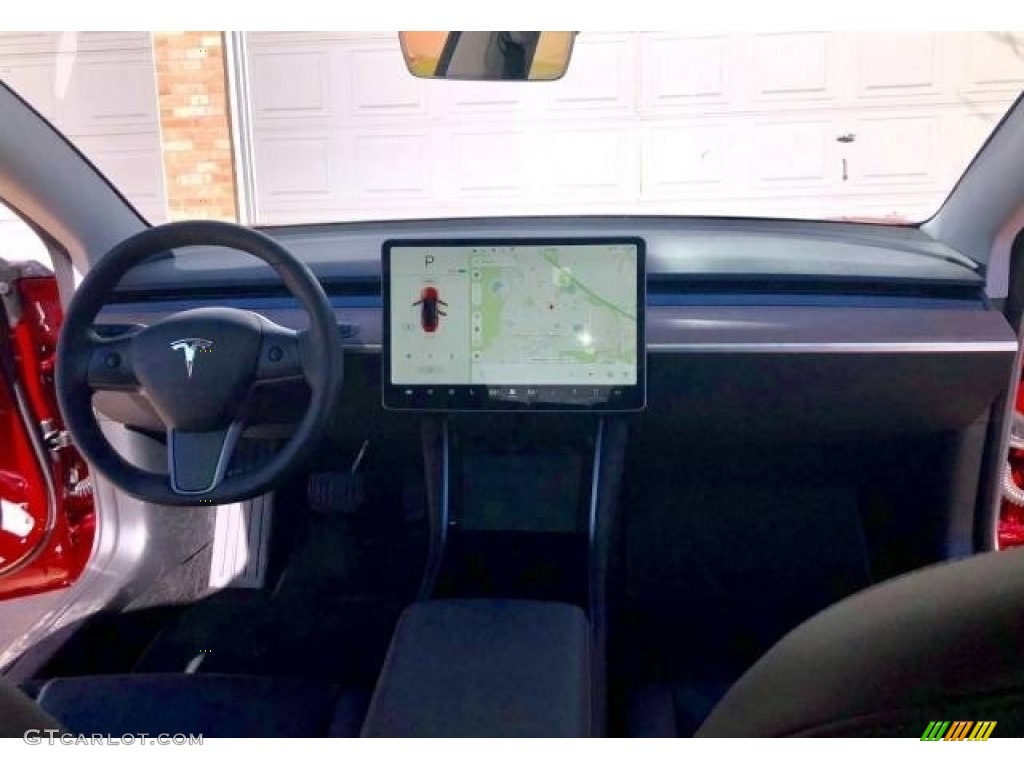 2018 Tesla Model 3 Long Range Black Dashboard Photo #126017174