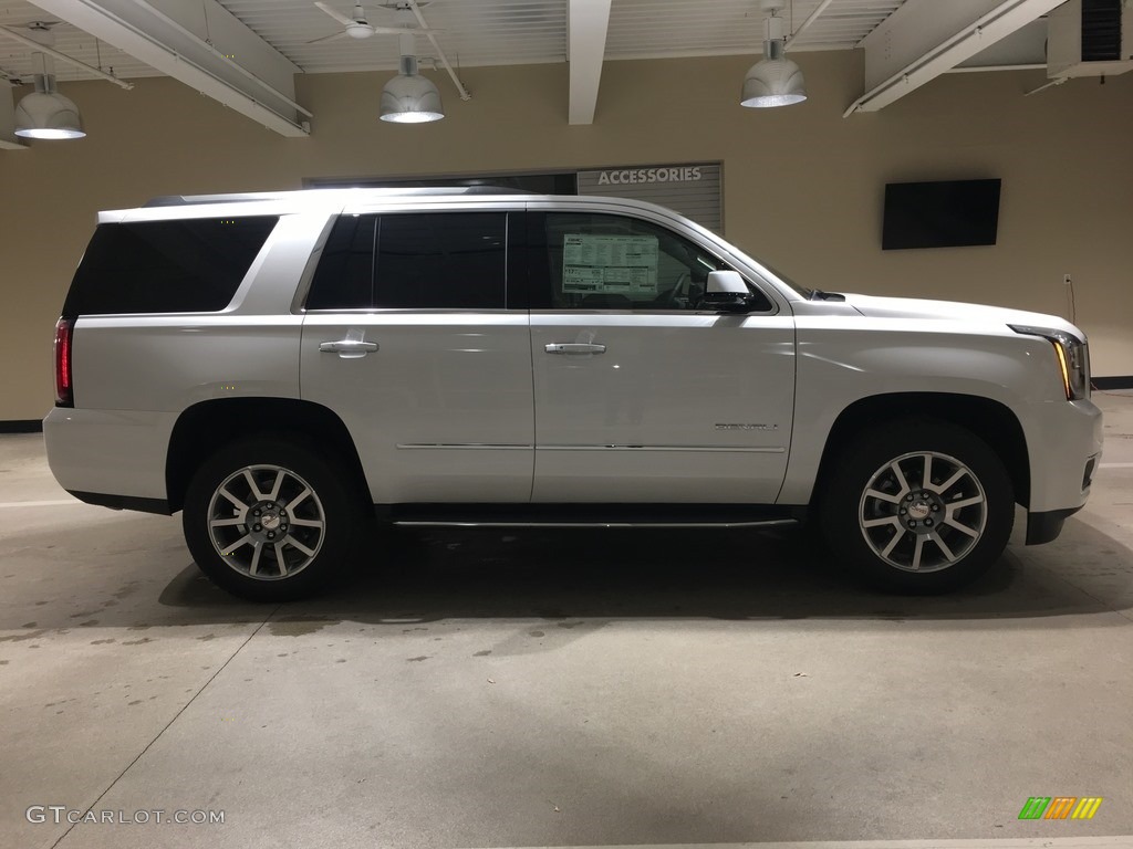 2018 Yukon Denali 4WD - White Frost Tricoat / Cocoa/Shale photo #7