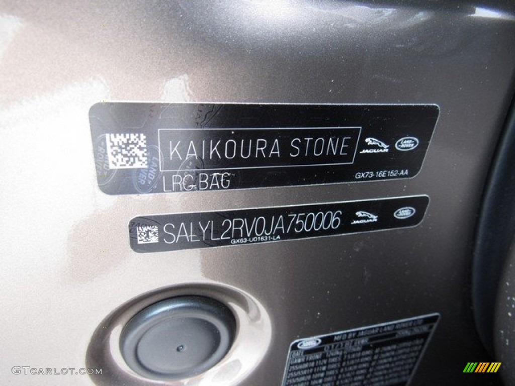 2018 Range Rover Velar R Dynamic SE - Kaikoura Stone Metallic / Acorn/Ebony photo #39