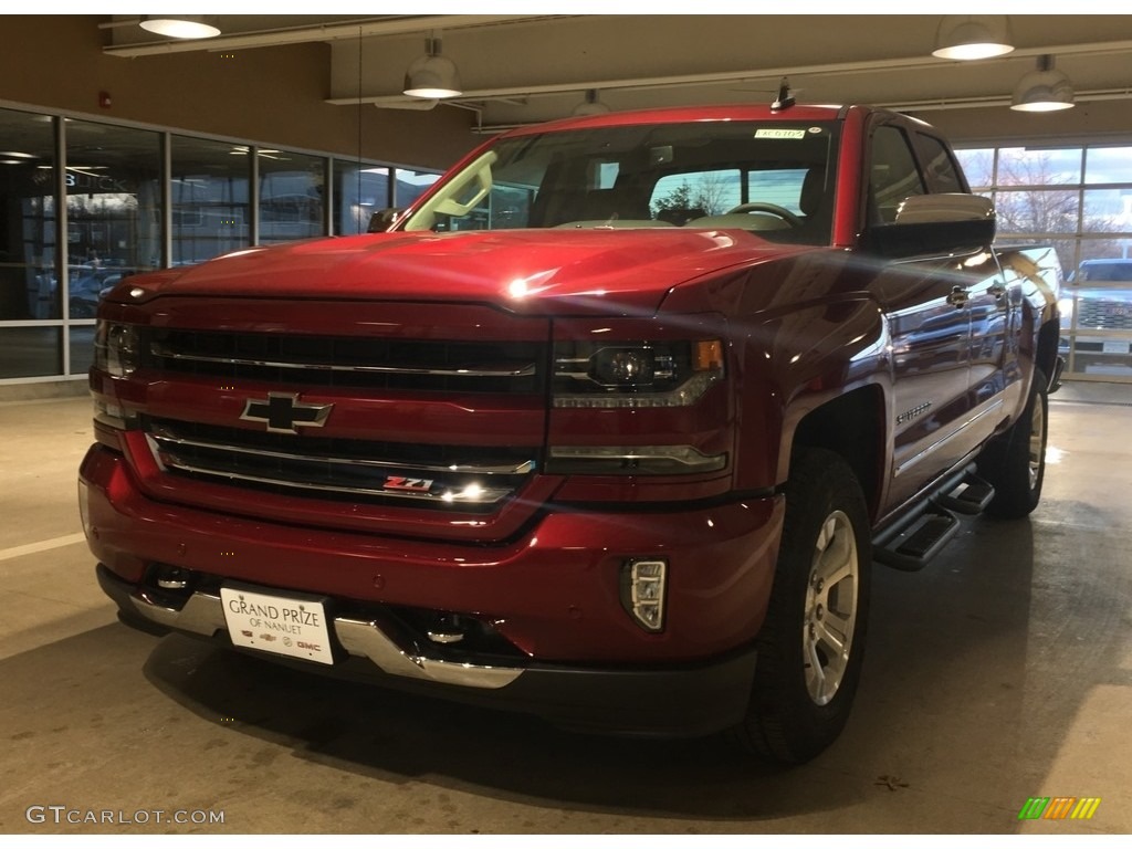 2018 Silverado 1500 LTZ Double Cab 4x4 - Cajun Red Tintcoat / Cocoa Dune photo #2