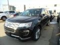 2018 Shadow Black Ford Explorer Limited 4WD  photo #1