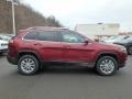 Velvet Red Pearl 2019 Jeep Cherokee Latitude 4x4 Exterior