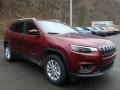 Velvet Red Pearl 2019 Jeep Cherokee Latitude 4x4 Exterior