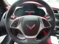 Adrenaline Red Steering Wheel Photo for 2019 Chevrolet Corvette #126022448
