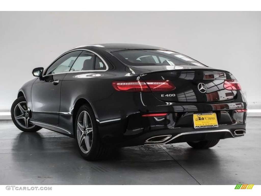 2018 E 400 Coupe - Black / Saddle Brown/Black photo #3