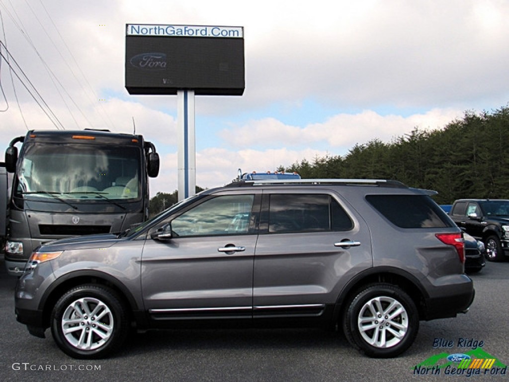 2014 Explorer XLT 4WD - Sterling Gray / Medium Light Stone photo #2