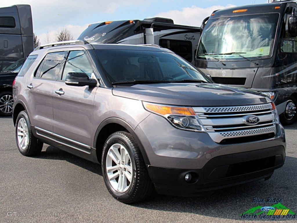 2014 Explorer XLT 4WD - Sterling Gray / Medium Light Stone photo #7