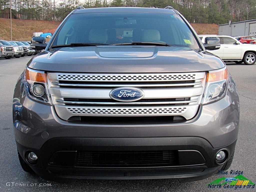 2014 Explorer XLT 4WD - Sterling Gray / Medium Light Stone photo #8