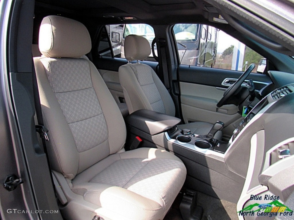 2014 Explorer XLT 4WD - Sterling Gray / Medium Light Stone photo #12