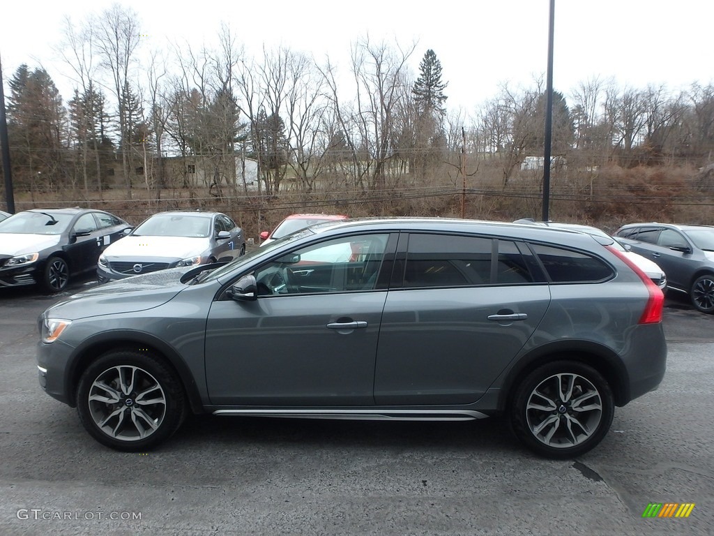 2017 V60 Cross Country T5 AWD - Osmium Grey Metallic / Off Black photo #6