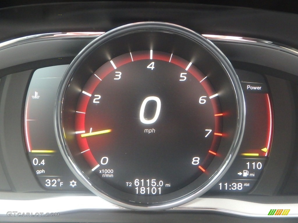 2017 V60 Cross Country T5 AWD - Osmium Grey Metallic / Off Black photo #24