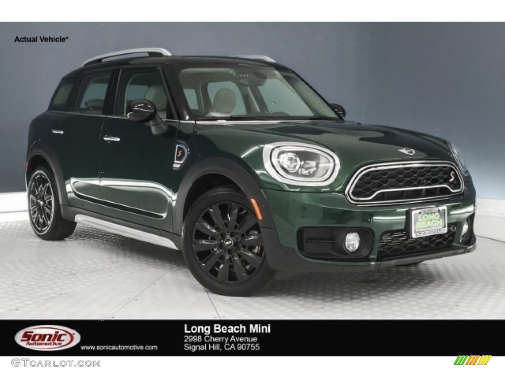 2017 Countryman Cooper S - British Racing Green II Metallic / Lounge Leather/Satellite Grey photo #1