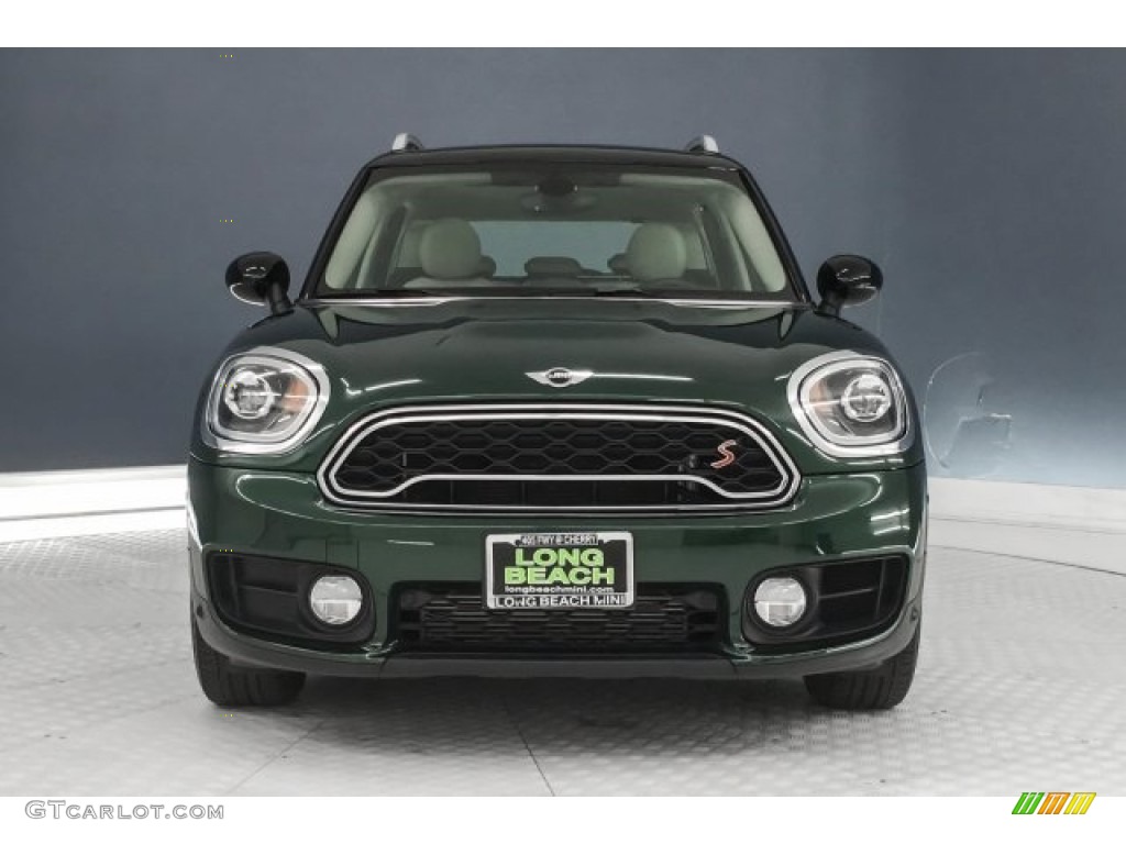 2017 Countryman Cooper S - British Racing Green II Metallic / Lounge Leather/Satellite Grey photo #2